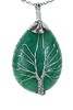 COLLIER ARBRE DE VIE AVENTURINE ARGENTE 2