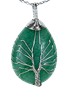 COLLIER ARBRE DE VIE AVENTURINE VERTE ARGENTE 2