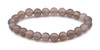 BRACELET AGATE GRISE BOTSWANA AB BOULE 8MM  2