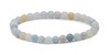 BRACELET AIGUE MARINE BRESIL MULTI AB BOULLE 6MM 2