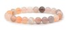 BRACELET AGATE BOTSWANA ROSE A+ BOULE 8MM 2