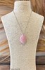 PENDENTIF QUARTZ ROSE AA PIERRE PLATE 2