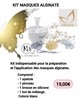 KIT  MASQUES ALGINATE 2