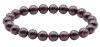 BRACELET GRENAT ROUGE ALMANDIN A BOULE  8MM  2