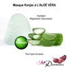 MASQUE VISAGE KONJAC A L'ALOE VERA 2