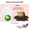 MASQUE VISAGE KONJAC BLANC PURE NATURE 2