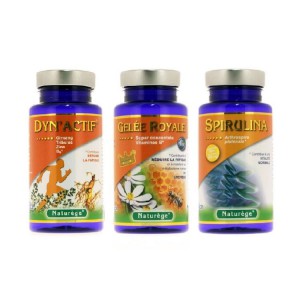 PACK TRIO VITALITE SPIRULINA DYNACTIF GELEE ROYALE