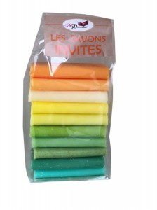 SAVON INVITE EN LOT DE 10 X 25GR SENTEURS ORANGE