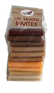 SAVON INVITE EN LOT DE 10 X 25GR SENTEURS PUR JUS