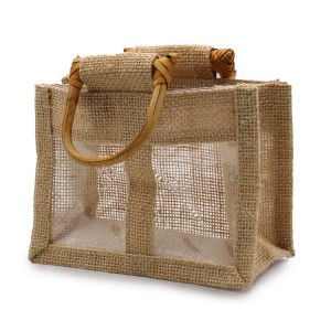 SAC EN TOILE DE JUTE 2 FENETRES