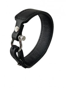 BRACELET MANILLE HOMME WP1 NOIR