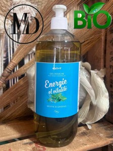 GEL DOUCHE BIO 1L ENERGIE ET VITALITE