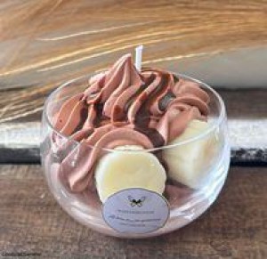 BOUGIE VERRINE 170GR CHOCO BANANE