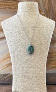 COLLIER ARBRE DE VIE AVENTURINE ARGENTE