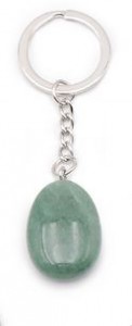 PORTE CLES AVENTURINE VERTE