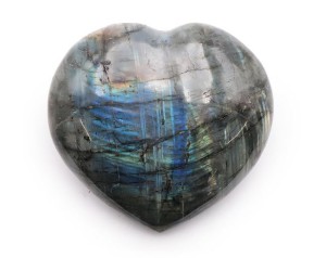 GALET COEUR LABRADORITE A+