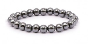 BRACELET HEMATITE AB BOULE 8MM