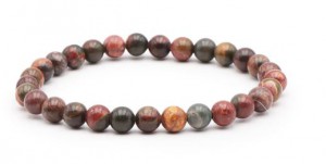 BRACELET JASPE POLYCHROME AA BOULE 6MM