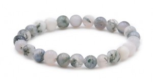 BRACELET BOULE AGATE ARBRE AB 8MM