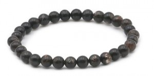 BRACELET BIOTITE A BOULE 8MM