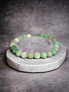 BRACELET  CHRYSOPRASE AA+ BOULE 8MM