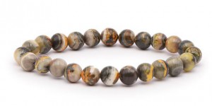 BRACELET JASPE BUMBLEBEE AA BOULE 8MM