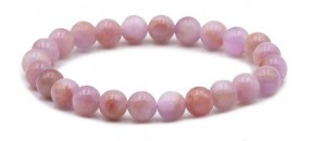 BRACELET KUNZITE A+ BOULE 8MM