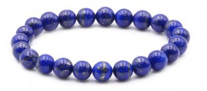 BRACELET BOULE 8MM LAPIS LAZULI AA+