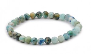 BRACELET CHRYSOCOLLE SHATTUCKITE AB BOULE 6MM