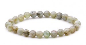 BRACELET CYANITE VERTE A BOULE 8MM