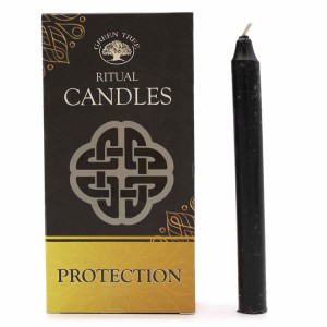 SET DE  10 BOUGIES PROTECTION NOIR