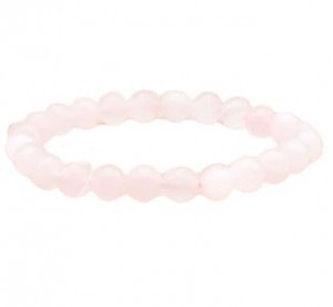 BRACELET CALCITE ROSE AA+  BOULE  8MM