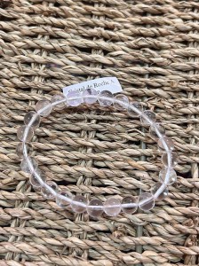 BRACELET  CRISTAL DE ROCHE A BOULE  8MM