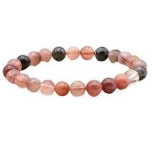 BRACELET CRISTAL DE ROCHE RUTILE MULTI A  8MM