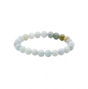 BRACELET  JADE DE BIRMANIE B/ BOULE  8MM