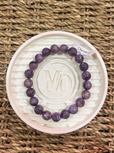 BRACELET  CHAROITE AA BOULE 10MM