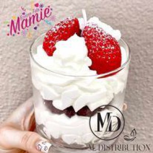 BOUGIE GENOISE FRAISES CHANTILLY