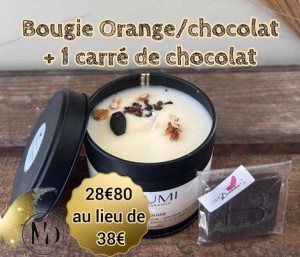 BOUGIE ORANGE CHOCO YUMI