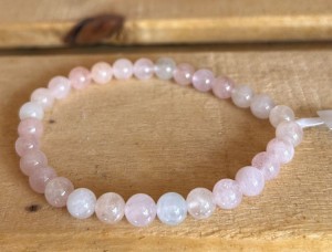 BRACELET MORGANITE 6MM BOULE AA
