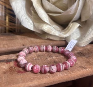 BRACELET RHODOCHROSITE ARGENTINE AA (9-10MM)