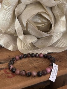 BRACELET RHODONITE MADAGASCAR AB TAILLE2 (8MM)