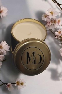 BOUGIE PARFUMÉE BOITE OR 120 Gr