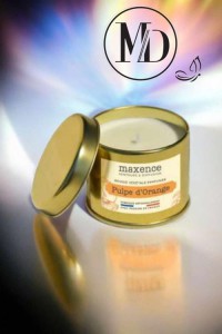 BOUGIE 120G OR ENVOUTANT PULPE D'ORANGE